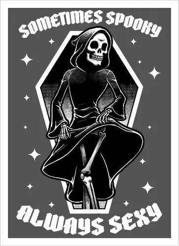 Spooky Reaper Skull