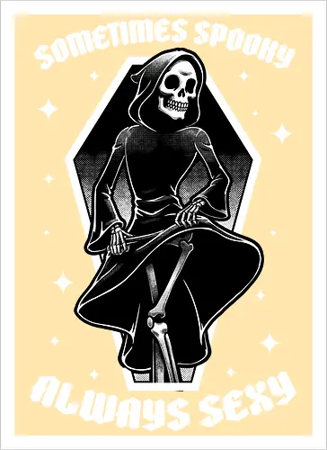 Spooky Reaper Skull