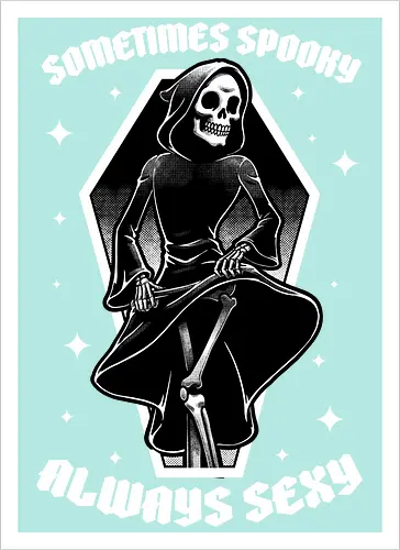 Spooky Reaper Skull