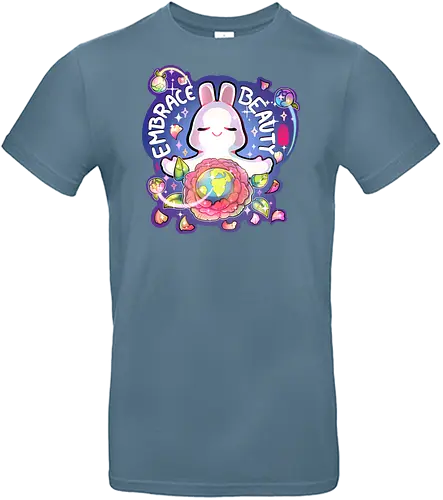 Embrace Beauty - bunny, pride, liebe, beauty, embrace, Peony, diversity, cute, positive, comic, affirmation - Standard T-Shirt
