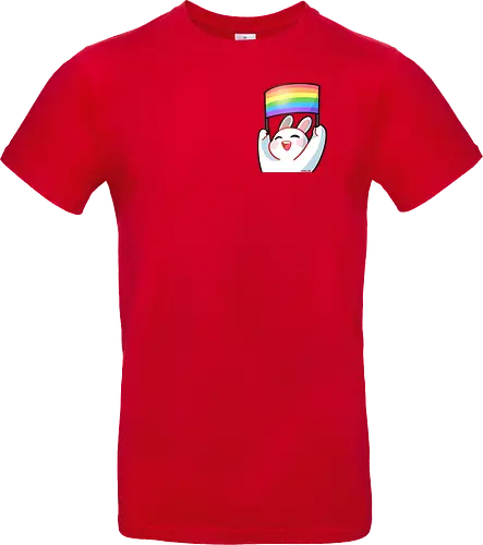 Bunnie Pride - bunny, pride, liebe, beauty, diversity, cute, positive, comic, affirmation, rainbow - Standard T-Shirt