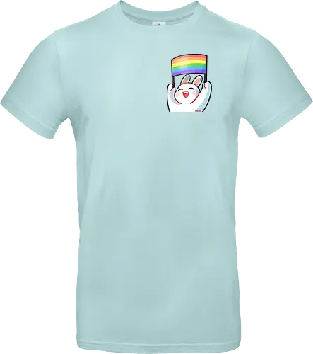 Bunnie Pride - bunny, pride, liebe, beauty, diversity, cute, positive, comic, affirmation, rainbow - Standard T-Shirt