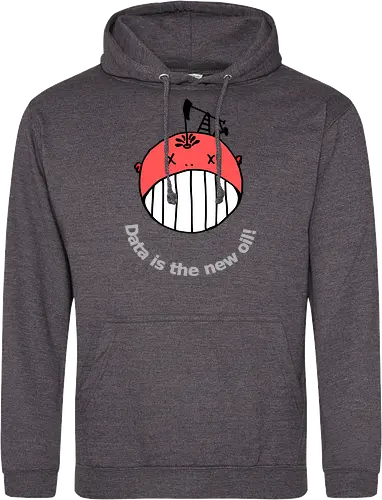 Data is the new oil, helle Schrift