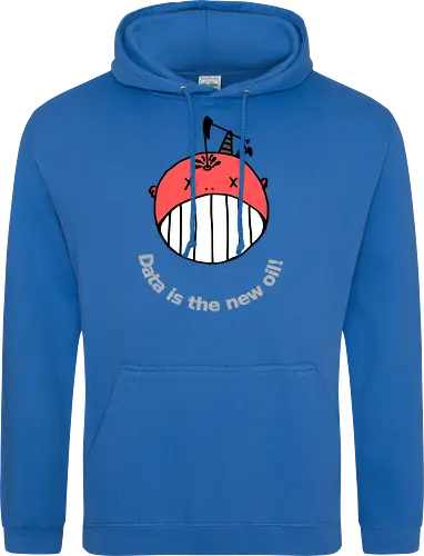 Data is the new oil, helle Schrift