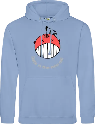 Data is the new oil, helle Schrift