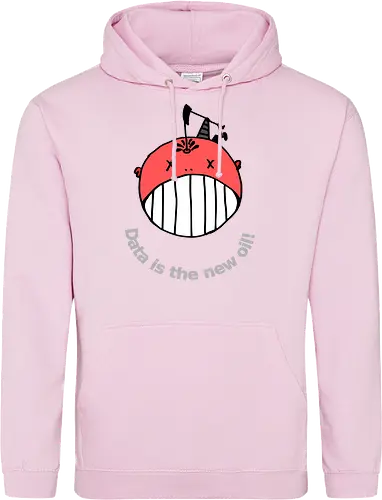 Data is the new oil, helle Schrift