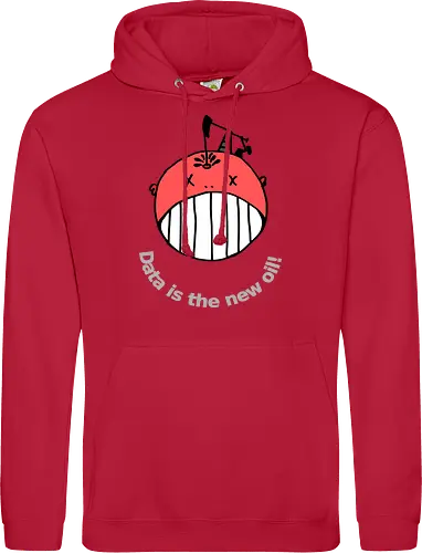 Data is the new oil, helle Schrift