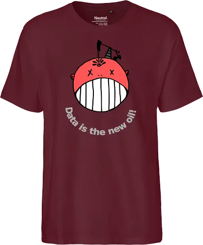 Data is the new oil, helle Schrift