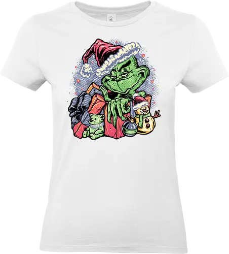 A Grumpy Present - Movie, film, Santa Claus, Christmas, Holidays, Xmas, Santa, funny, humor, comedy, family - Standard T-Shirt (Frauen)