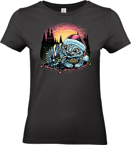 The Season to be Derpy - Movie, hunter, demons, tiger, animal, cute, animation, animated, Christmas, Holidays - Standard T-Shirt (Frauen)