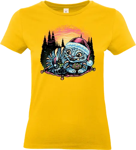 The Season to be Derpy - Movie, hunter, demons, tiger, animal, cute, animation, animated, Christmas, Holidays - Standard T-Shirt (Frauen)