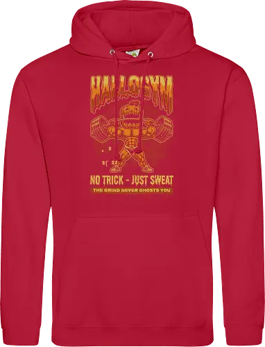 HalloGym - No Trick Just Sweat Gym Halloween Tee for Fitness Lovers