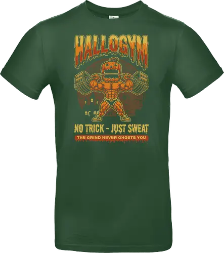 HalloGym - No Trick Just Sweat Gym Halloween Tee for Fitness Lovers