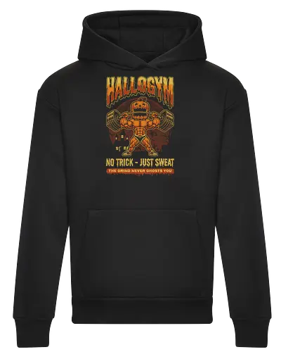 HalloGym - No Trick Just Sweat Gym Halloween Tee for Fitness Lovers