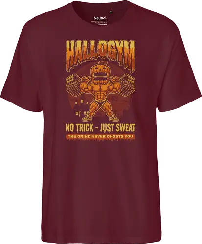 HalloGym - No Trick Just Sweat Gym Halloween Tee for Fitness Lovers