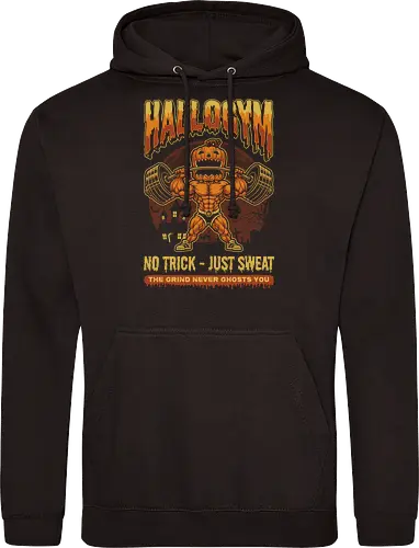 HalloGym - No Trick Just Sweat Gym Halloween Tee for Fitness Lovers