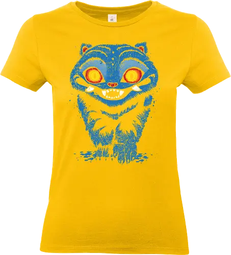 Derpy behind the shadow - anime, manga, japan, japanese art, kpop demons hunter, blue tiger, cute, animals - Standard T-Shirt (Frauen)