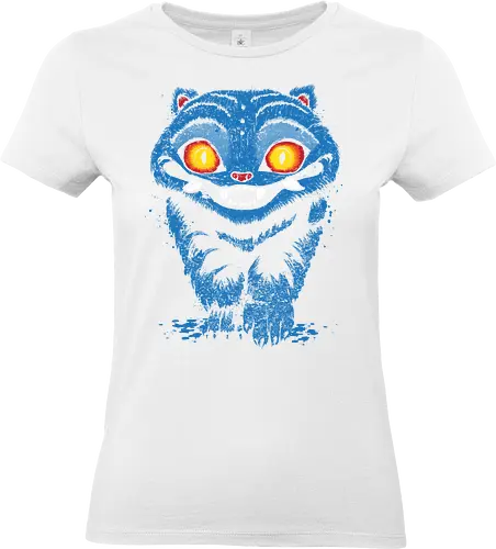 Derpy behind the shadow - anime, manga, japan, japanese art, kpop demons hunter, blue tiger, cute, animals - Standard T-Shirt (Frauen)