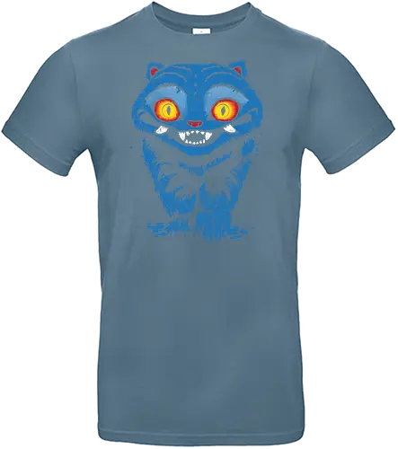 Derpy behind the shadow - anime, manga, japan, japanese art, kpop demons hunter, blue tiger, cute, animals - Standard T-Shirt