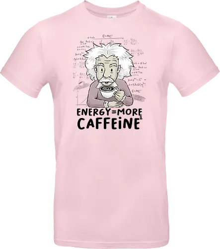 Energy = More Caffeine² - caffeine, einstein, albert einstein, drink, science, coffee - Standard T-Shirt