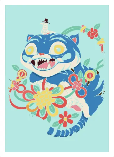 Blue Tiger Cat