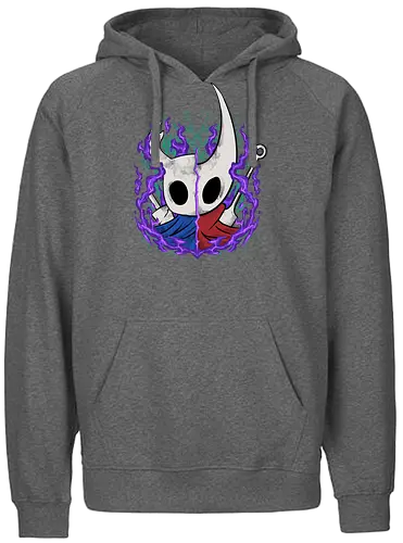 knight and hornet  - awesome, hero, game, silksong, hollowknight, knight, lancer, beetle, insect, adventure, cool - Fairtrade Hoodie