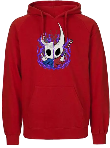knight and hornet  - awesome, hero, game, silksong, hollowknight, knight, lancer, beetle, insect, adventure, cool - Fairtrade Hoodie
