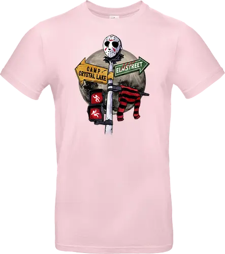 curse land - horror, halloween, jasonvoorhees, freddy krueger, friday13th, horror movies, slasher, halloween town, hocus pocus, elmstreet, nightmare - Standard T-Shirt