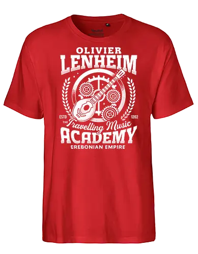 Olivier Lenheim Academy - trails in the sky, legend of heroes, ys, crossbell, bracer guild, trails from zero, trails into reverie, trails of cold steel, gaming, video game, trails to azure, tio plato, mishy, joshua bright, olivier lenheim - Fairtrade T-Shirt