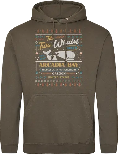 Two Whales Diner Ugly Sweater
