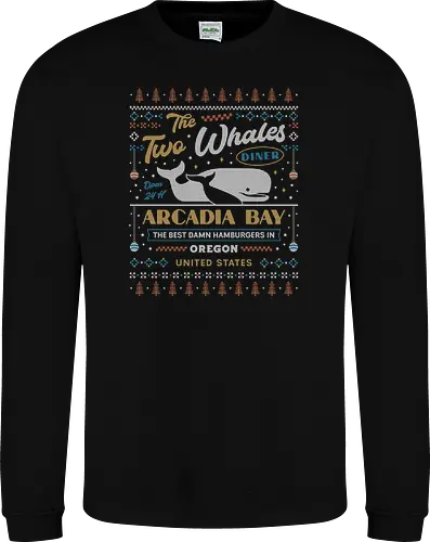 Two Whales Diner Ugly Sweater