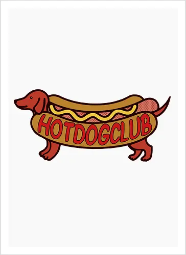 Hot Dog Club Dachshund