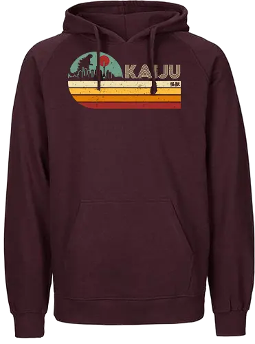Kaiju vintage - anime, manga, japan, japanese art, retro, vintage, terror movie, great monster, king of the monsters, kaiju, Kaiju - Fairtrade Hoodie