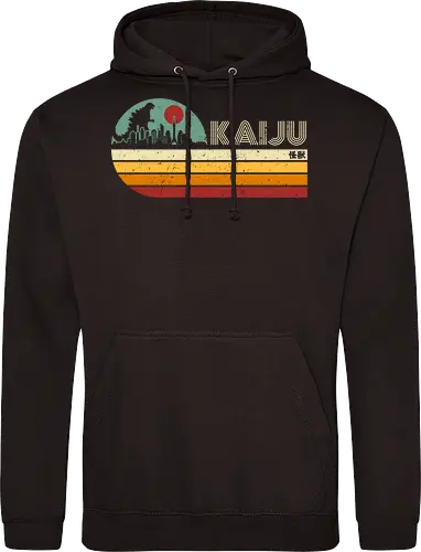 Kaiju vintage - anime, manga, japan, japanese art, retro, vintage, terror movie, great monster, king of the monsters, kaiju, Kaiju - Standard Hoodie