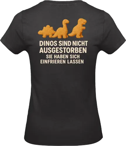 NuggetBack - Simlow, Twitch, Streamer, Katze, Chaos, Liebe, Herz, Dino - Standard T-Shirt (Frauen)