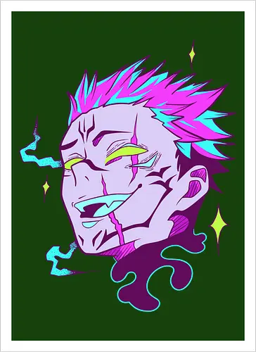 Neon King of Curses