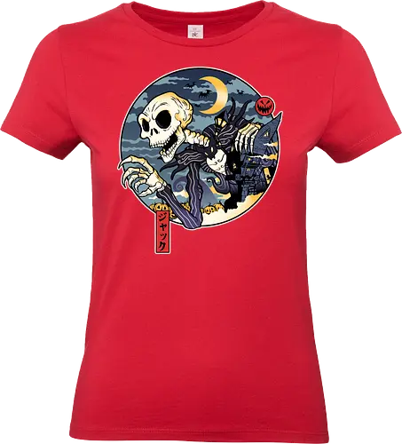 JakkaDokuro - nightmare, yokai, halloween, skellington, burton, demonigote - Standard T-Shirt (Frauen)