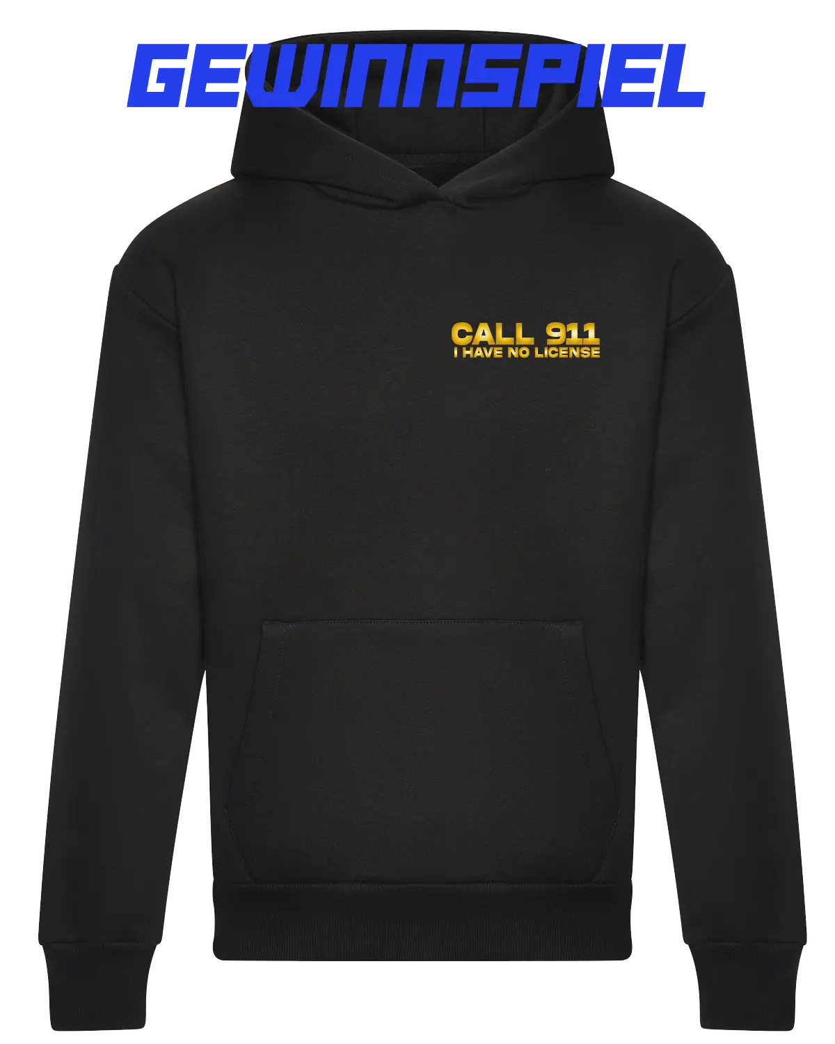 Mittelfinger Gold Hoodie