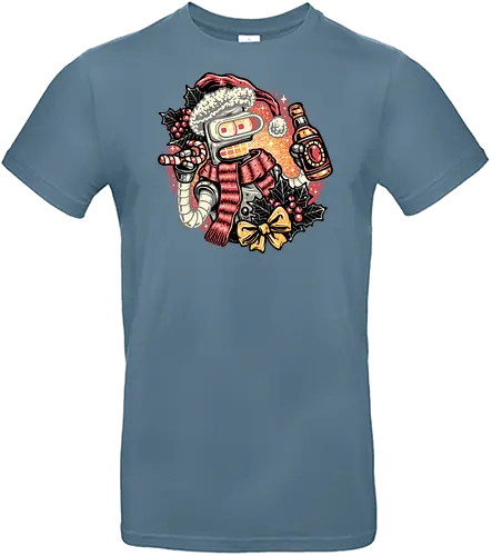Happy Holidays Humans - Sitcom, robot, robots, Christmas, Holidays, Xmas, Santa, character, fictional - Standard T-Shirt