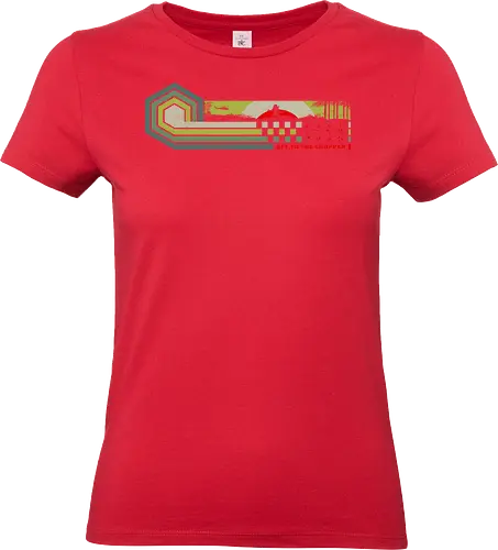 Get to the chopper retro predator - predator, countdown, retro, 80s, self destruct, jungle, chopper, get to the chopper, get to the choppa - Standard T-Shirt (Frauen)