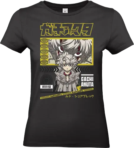  Rudo: Scraps and Fury - Gachiakuta, Rudo, GACHI AKUTA, manga, anime, fan art, t-shirt design, art print, scavenger, action manga, cool graphic, futuristic, edgy, stylish, dark fantasy, geek art. - Standard T-Shirt (Frauen)
