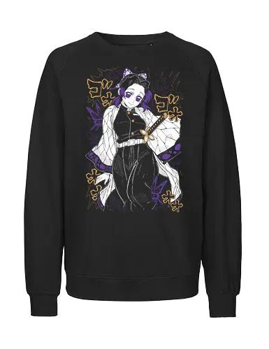 Shinobu Kocho Demon - Slayer - Kawaii, Demon, Anime, Manga, Tokyo, Angry, Japanese Art, Aesthetic, Manga Style, Zylixzen, Aggressive, Gamer, Otaku, Gift, Cool - Fairtrade Sweatshirt