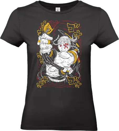 Tengen Uzui Demon - Slayer - Kawaii, Demon, Anime, Manga, Tokyo, Angry, Japanese Art, Aesthetic, Manga Style, Zylixzen, Aggressive, Gamer, Otaku, Gift, Cool - Standard T-Shirt (Frauen)