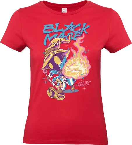 darkness mage - ff, finalfantasy, game, black mage, magician, wizard, cool, popculture, adventure, isekai, anime, japaneseart - Standard T-Shirt (Frauen)