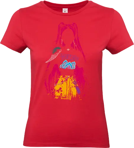 Mira behind the shadows - kpop, saja boys, rumi, zoey, mira, demon hunters, music, movies - Standard T-Shirt (Frauen)