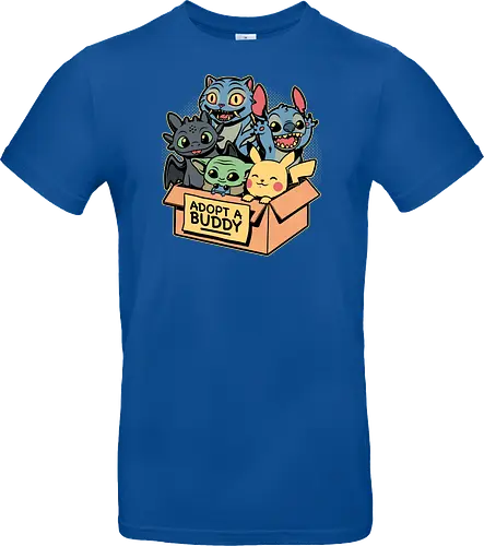 Adopt Geek Pet - Video Game, Game, Japanese, Korean, Tv Show, Animation, Tiger, Viking, Dragon, Cute, Pet, Animal, Adoption, Adopt, Pet Adoption, Buddy, Kpop, rat, extraterrestrial - Standard T-Shirt