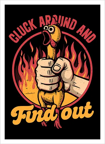 Chicken Quote Burn