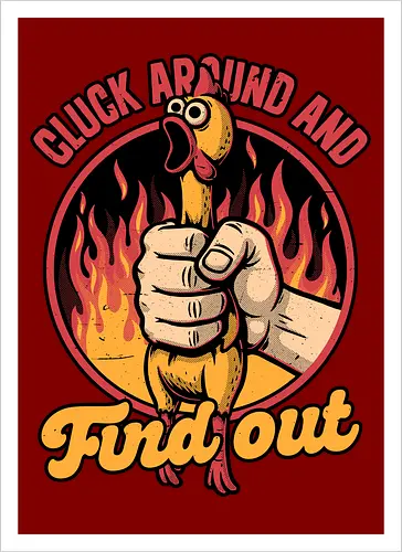 Chicken Quote Burn