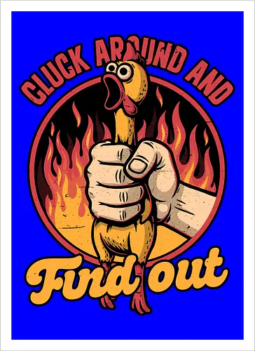 Chicken Quote Burn