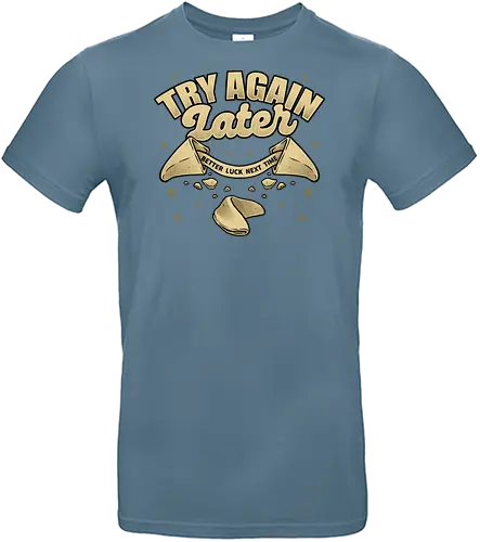 Ironic Fortune Cookie - Irony, Sarcasm, Chinese, Fortune Cookie, Fortune, Fortune Teller, Joke, Fun, Funny, Dad Joke, Pun, Better, Luck - Standard T-Shirt